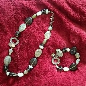 SET SILPADA STERLING SILVER,necklace and bracelet